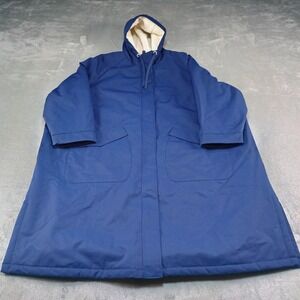 Lands' End Blue Hooded Coat